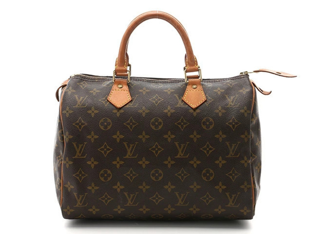 LOUIS VUITTON Monogram Speedy brown Handbag